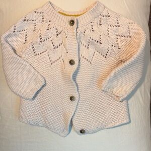 Boden Cream Knit Cardigan